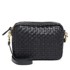 Clare V Midi Sac Woven Checker
